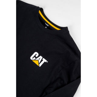Caterpillar Trademark Banner Long Sleeve Mens T-Shirt