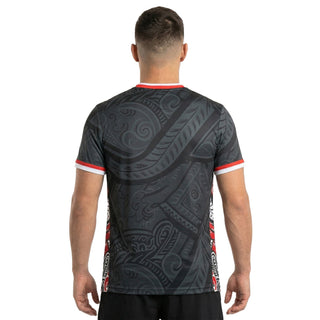 Taiaha Fighting Maoris Mens Training Tech T-Shirt