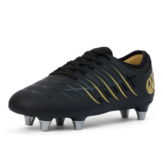 Canterbury Phoenix 2.0 Kids Soft Ground Rugby Boots Black