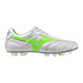 Mizuno Morelia II Elite Firm Ground Rugby Boots White